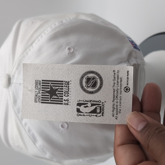 The Game| NWT Vintage NHL Boston Bruins White Sports Cap Snap Back - Picture 7 of 11